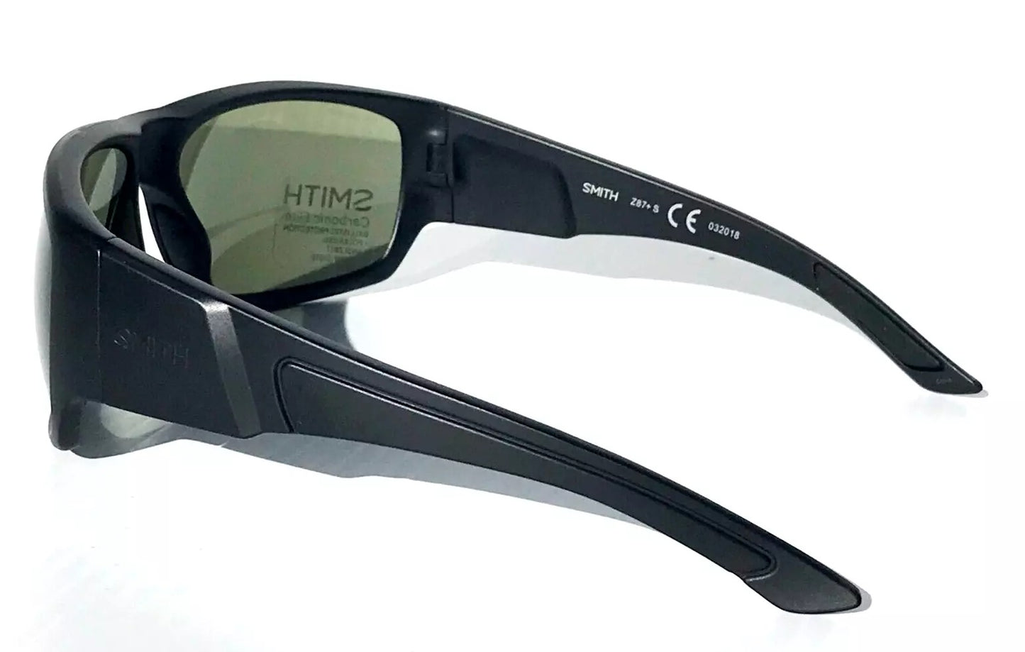 Smith Optics DRAGSTRIP TACTICAL Matte Black Frame ChromaPop POLARIZED Gray Green Lens Sunglass