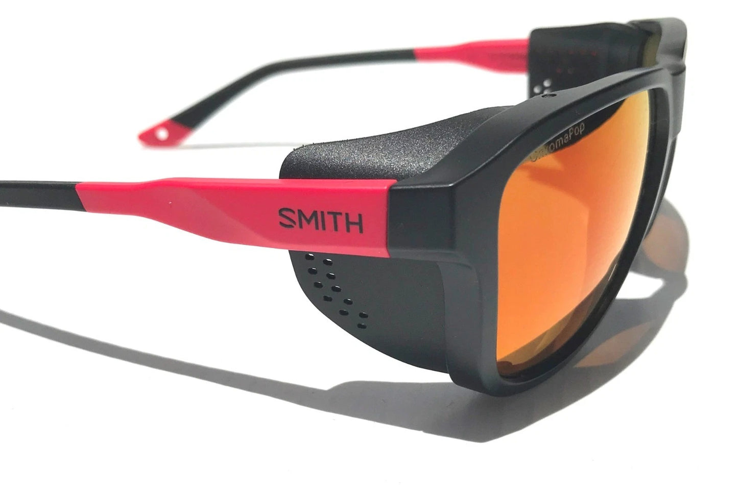 Smith Optics EMBARK Matte Black Horizon Red Frame ChromaPop POLARIZED Red Mirror Sunglass
