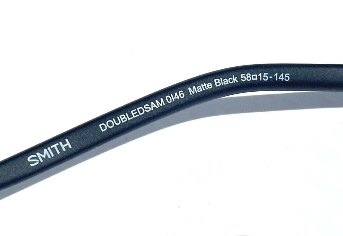 Smith Optics DOUBLEDSAM Matte Black & Gold Frame Chromapop Brown Lens Sunglass 0I46