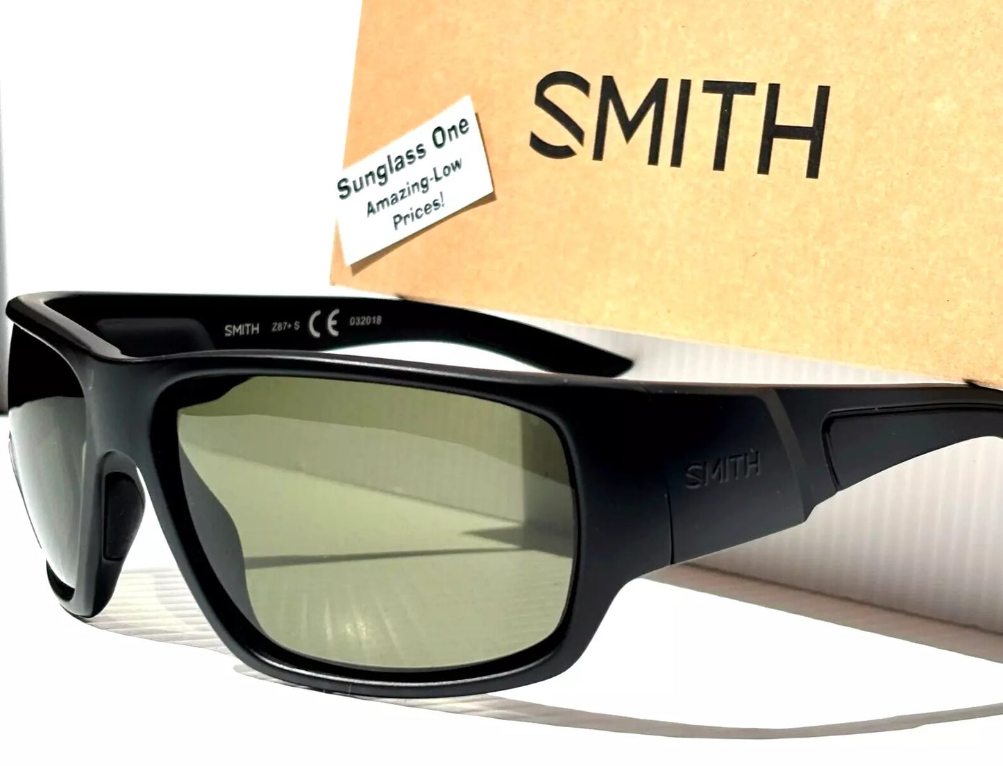 Smith Optics DRAGSTRIP TACTICAL Matte Black Frame ChromaPop POLARIZED Gray Green Lens Sunglass