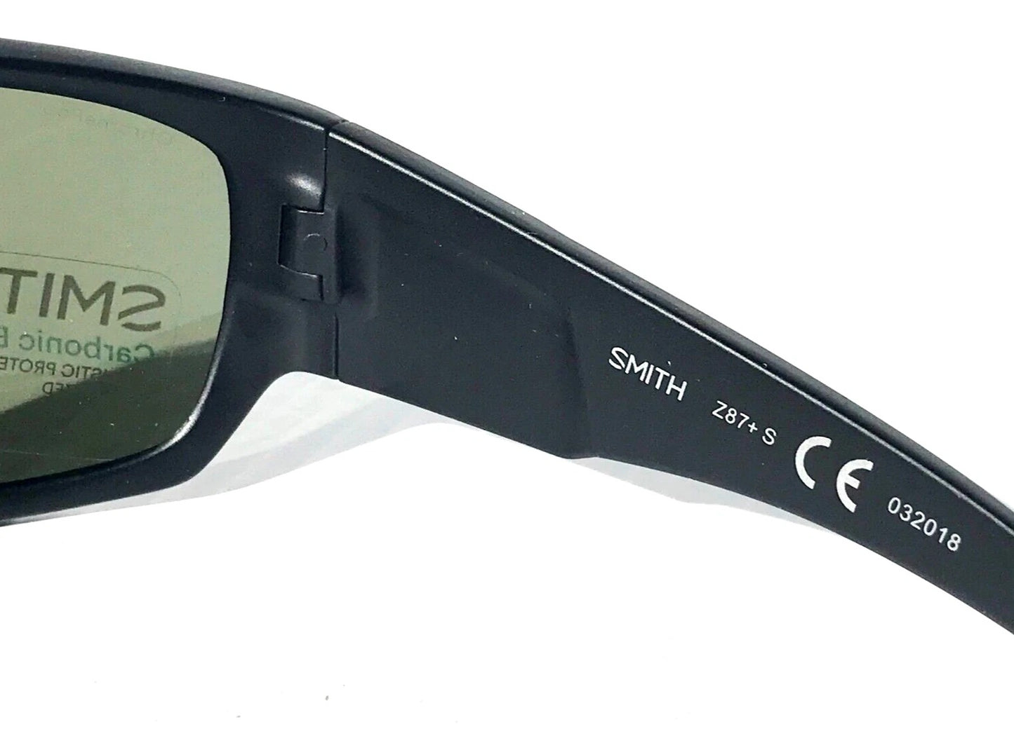 Smith Optics DRAGSTRIP TACTICAL Matte Black Frame ChromaPop POLARIZED Gray Green Lens Sunglass