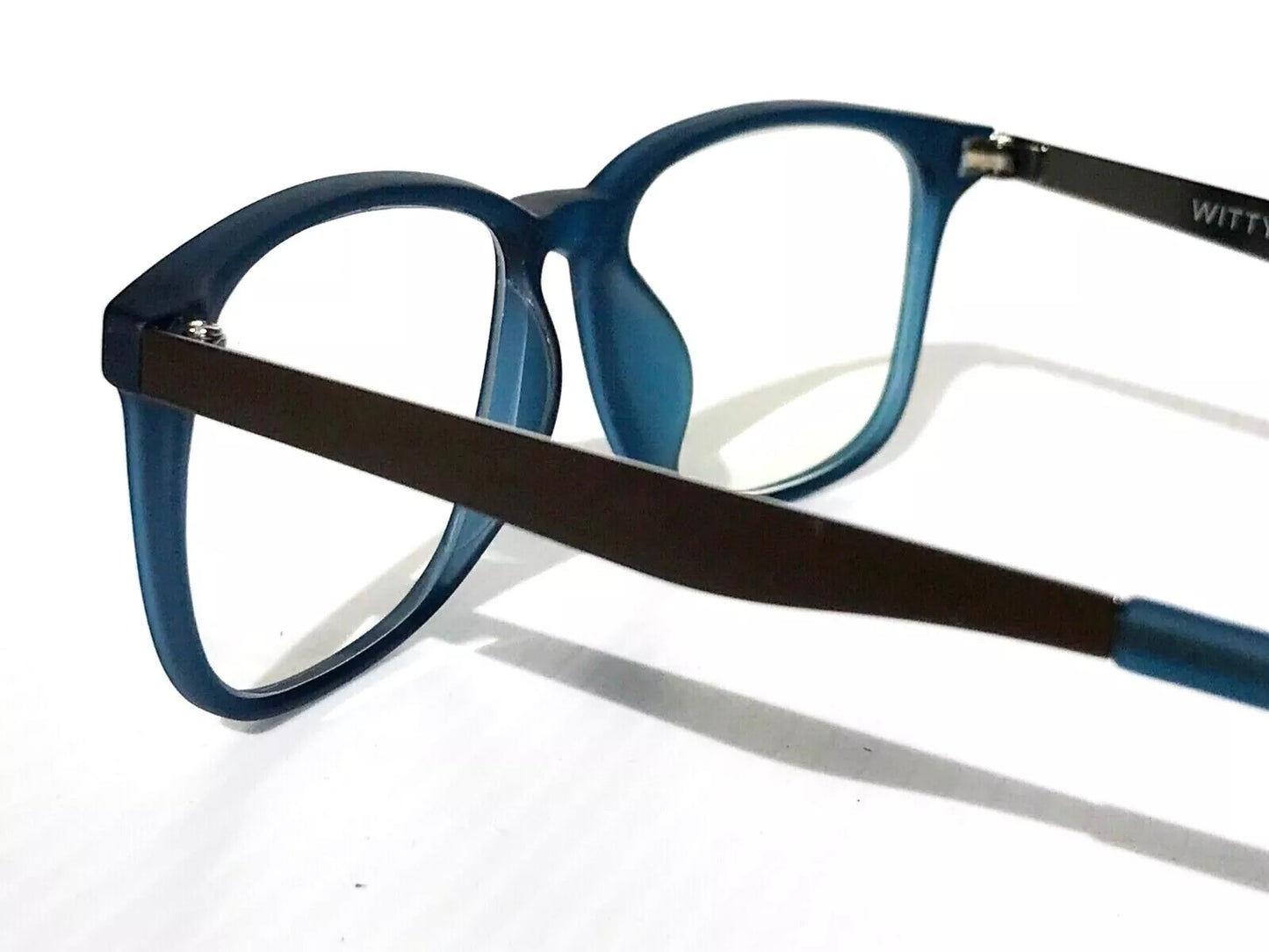 Gry Mattr DESIGNER READERS Slate Blue Frame WITTY Blue Light Blocking Eyewear