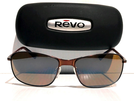 REVO DECOY Copper Frame POLARIZED Brown Tierra Golf Lens Sunglass RE 1084 02 BR