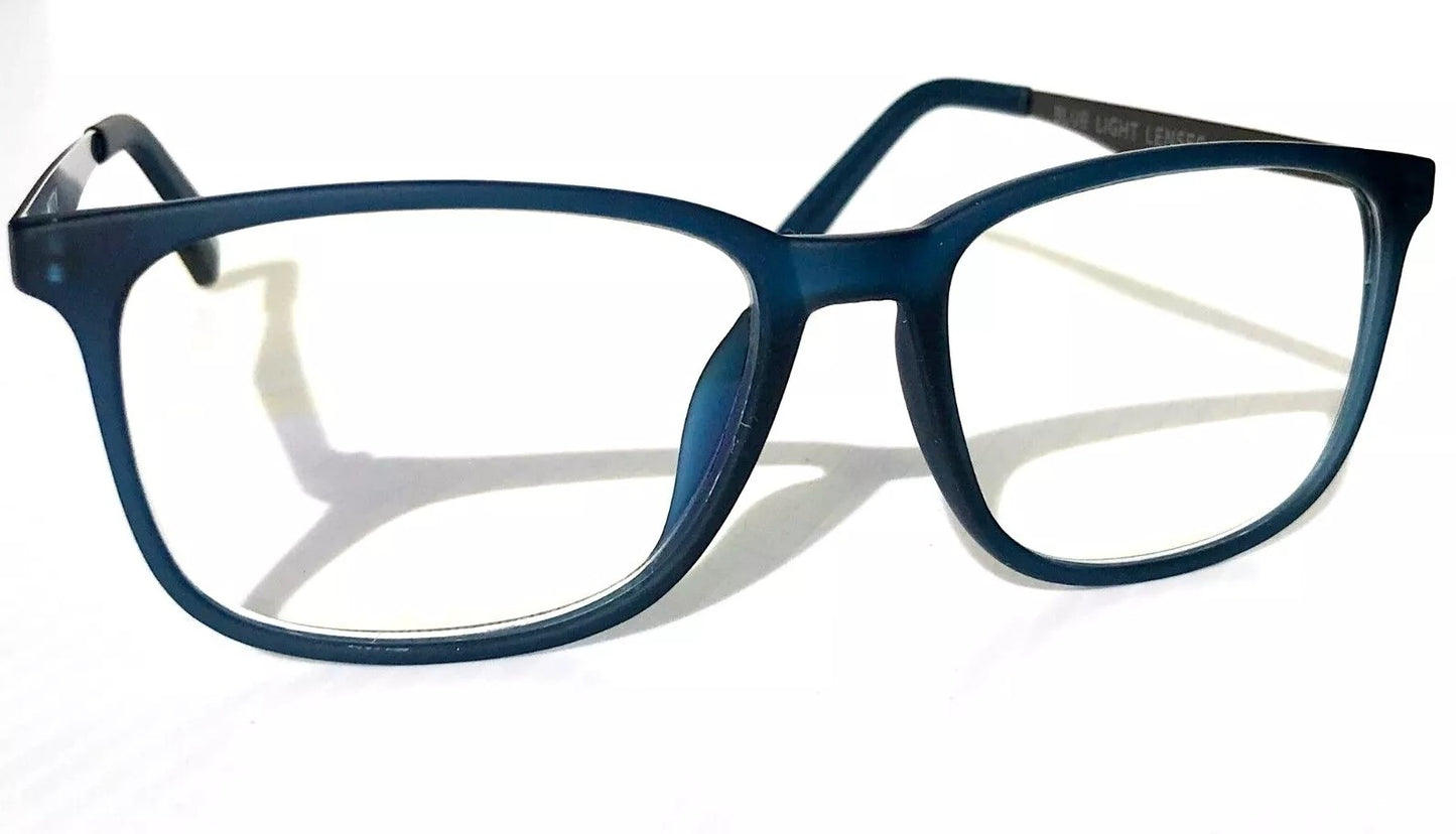 Gry Mattr DESIGNER READERS Slate Blue Frame WITTY Blue Light Blocking Eyewear