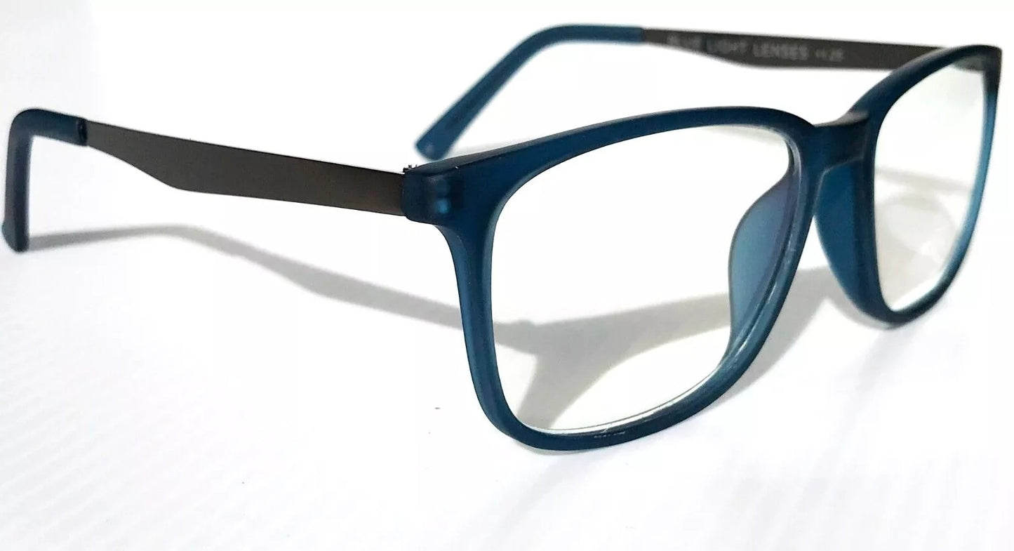 Gry Mattr DESIGNER READERS Slate Blue Frame WITTY Blue Light Blocking Eyewear