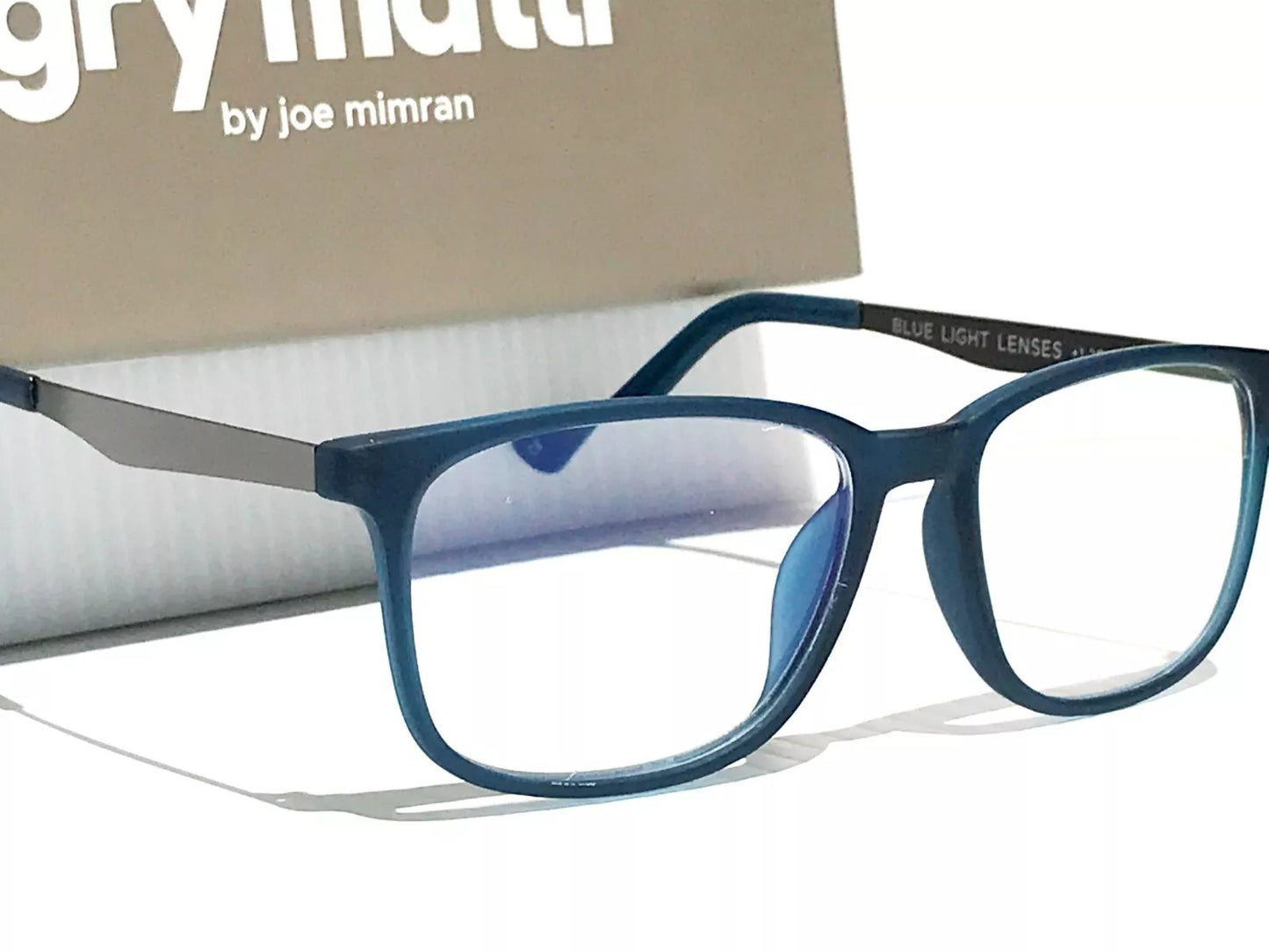 Gry Mattr DESIGNER READERS Slate Blue Frame WITTY Blue Light Blocking Eyewear