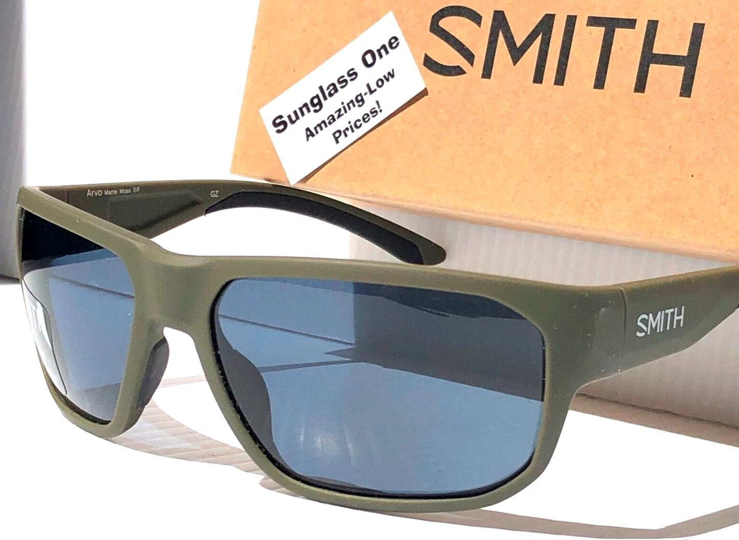 Smith Optics ARVO Matte Moss ChromaPop POLARIZED Black Lens Sunglass