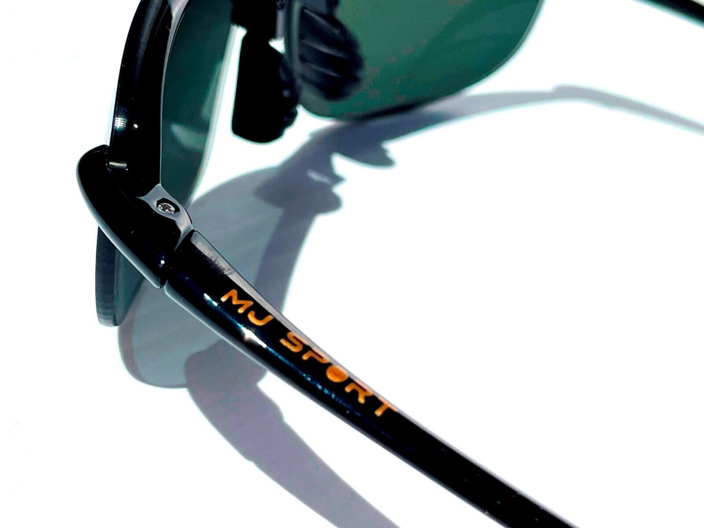 Maui Jim HOOKIPA Gloss Black POLARIZED Grey Lens Sunglass 407N-02