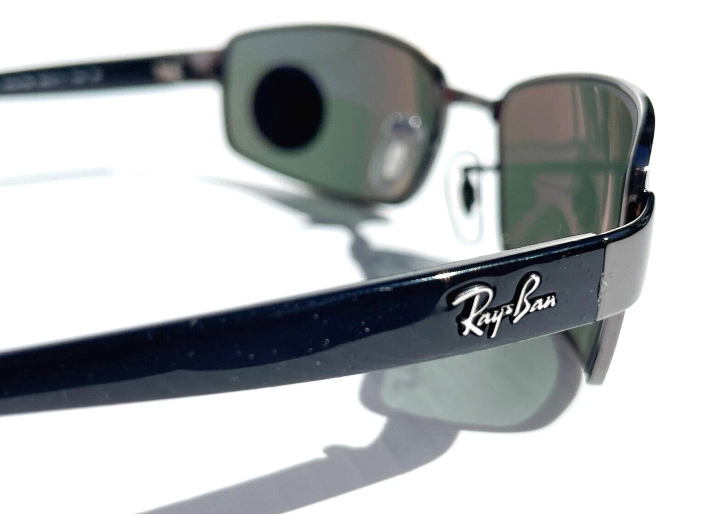 Ray Ban Gunmetal Frame with POLARIZED Dark Green Lens Sunglass RB 3364 004/58