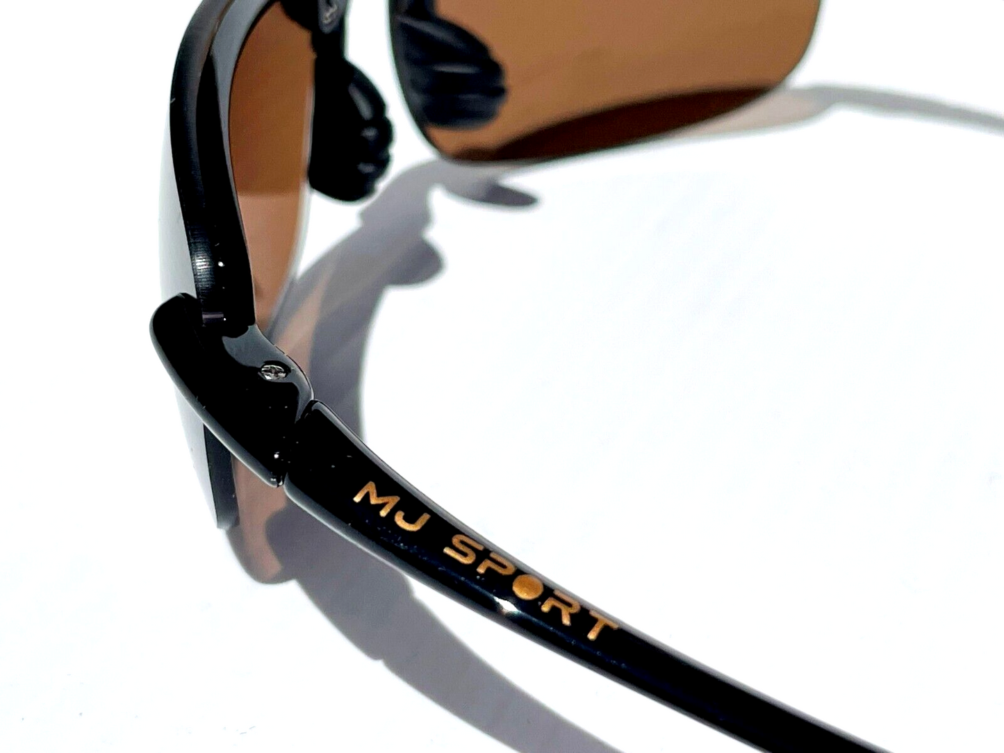 Maui Jim HOOKIPA Gloss Black Frames POLARIZED HCL Bronze Lens Sunglass H407-02