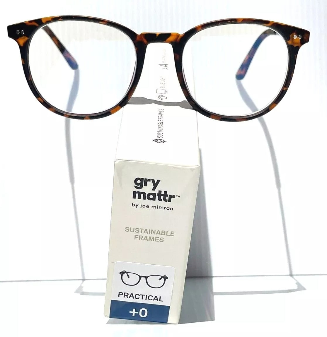 Gry Mattr DESIGNER READERS Tortoise Frame PRACTICAL Blue Light Blocking Eyewear