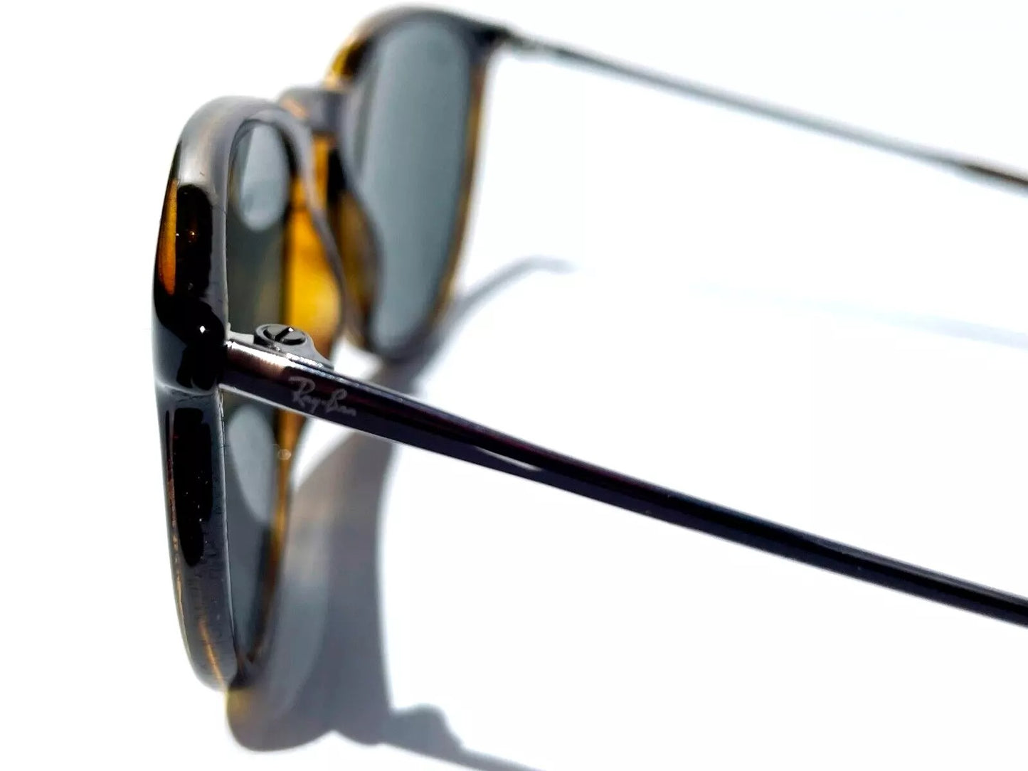 Ray Ban ERIKA Tortoise Frame Dark Green Grey Lens Sunglass RB 4171 710/71