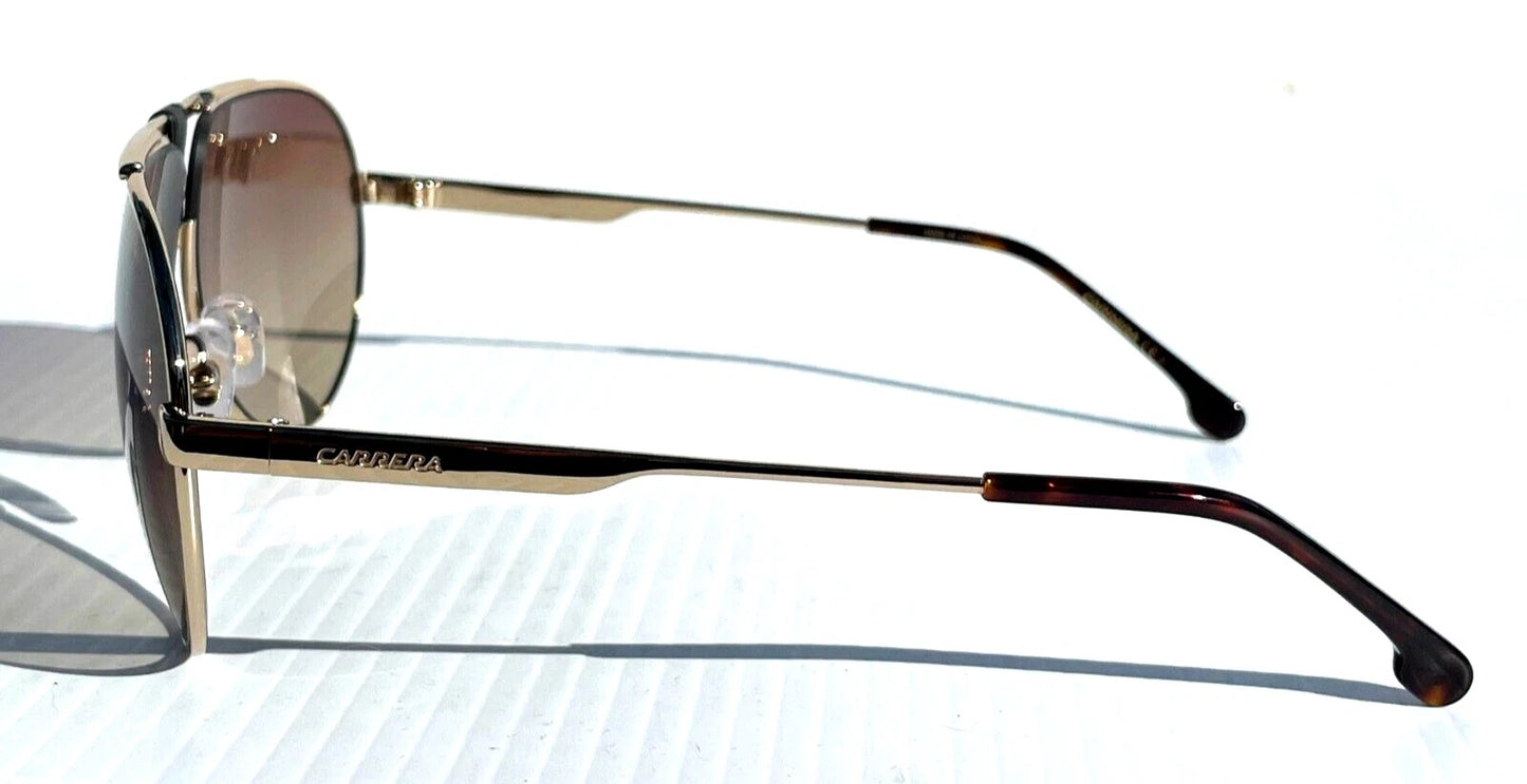 CARRERA Polished Gold Havana Frame Brown Gradient Lens Sunglass 1033/S 06J