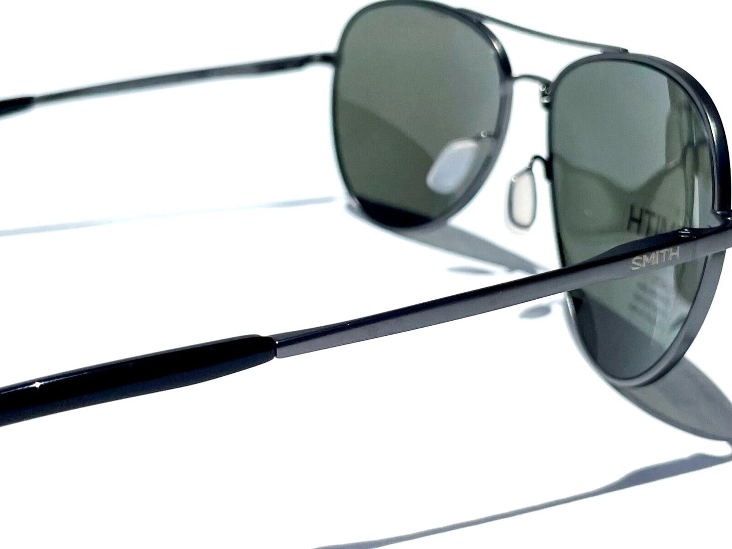 Smith Optics LAYBACK Matte Gunmetal Frame Carbonic POLARIZED Grey Green Lens Sunglass R80