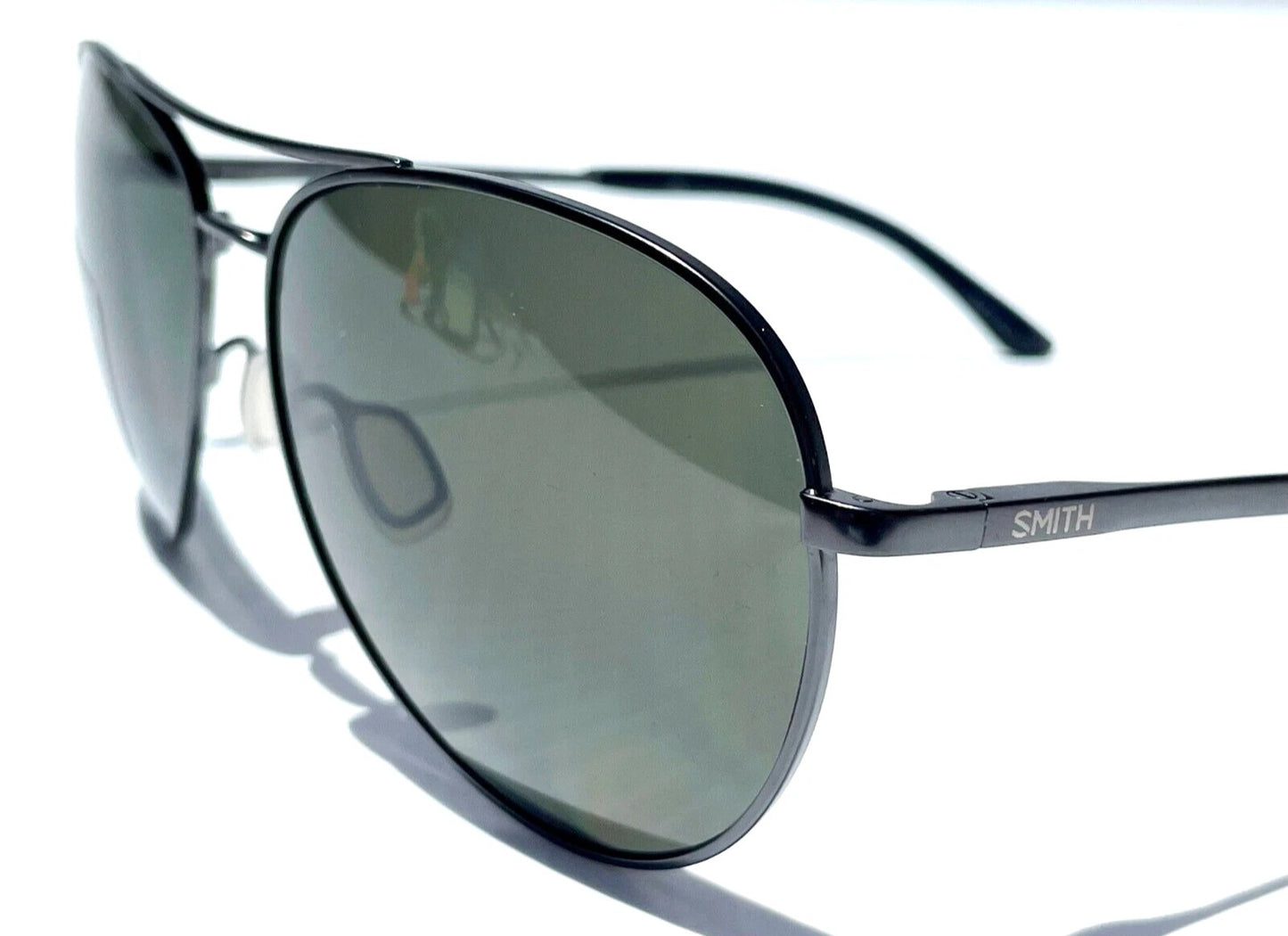 Smith Optics LAYBACK Matte Gunmetal Frame Carbonic POLARIZED Grey Green Lens Sunglass R80