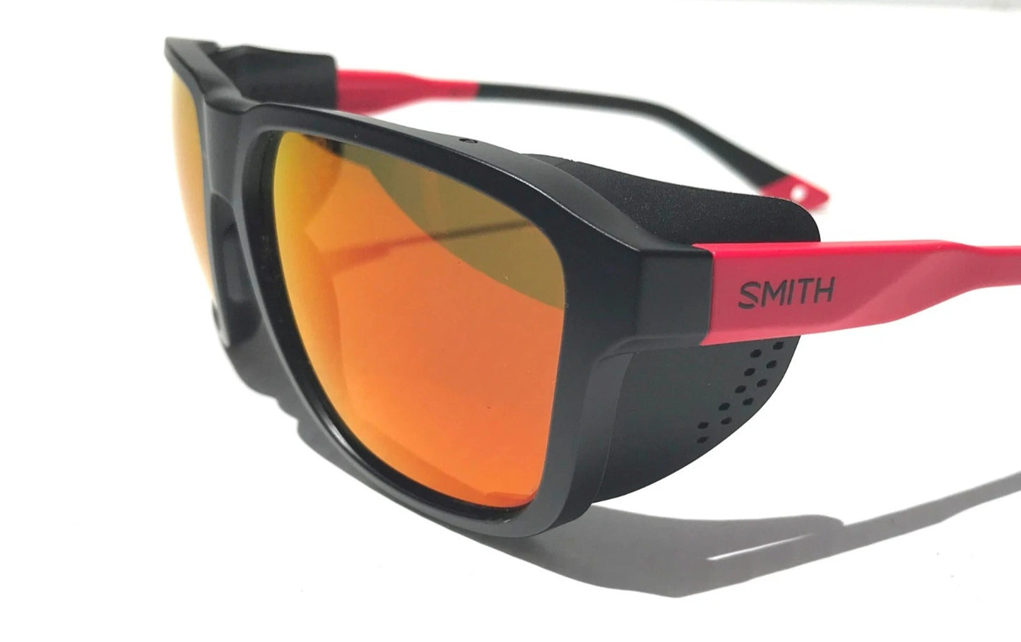 Smith Optics EMBARK Matte Black Horizon Red Frame ChromaPop POLARIZED Red Mirror Sunglass