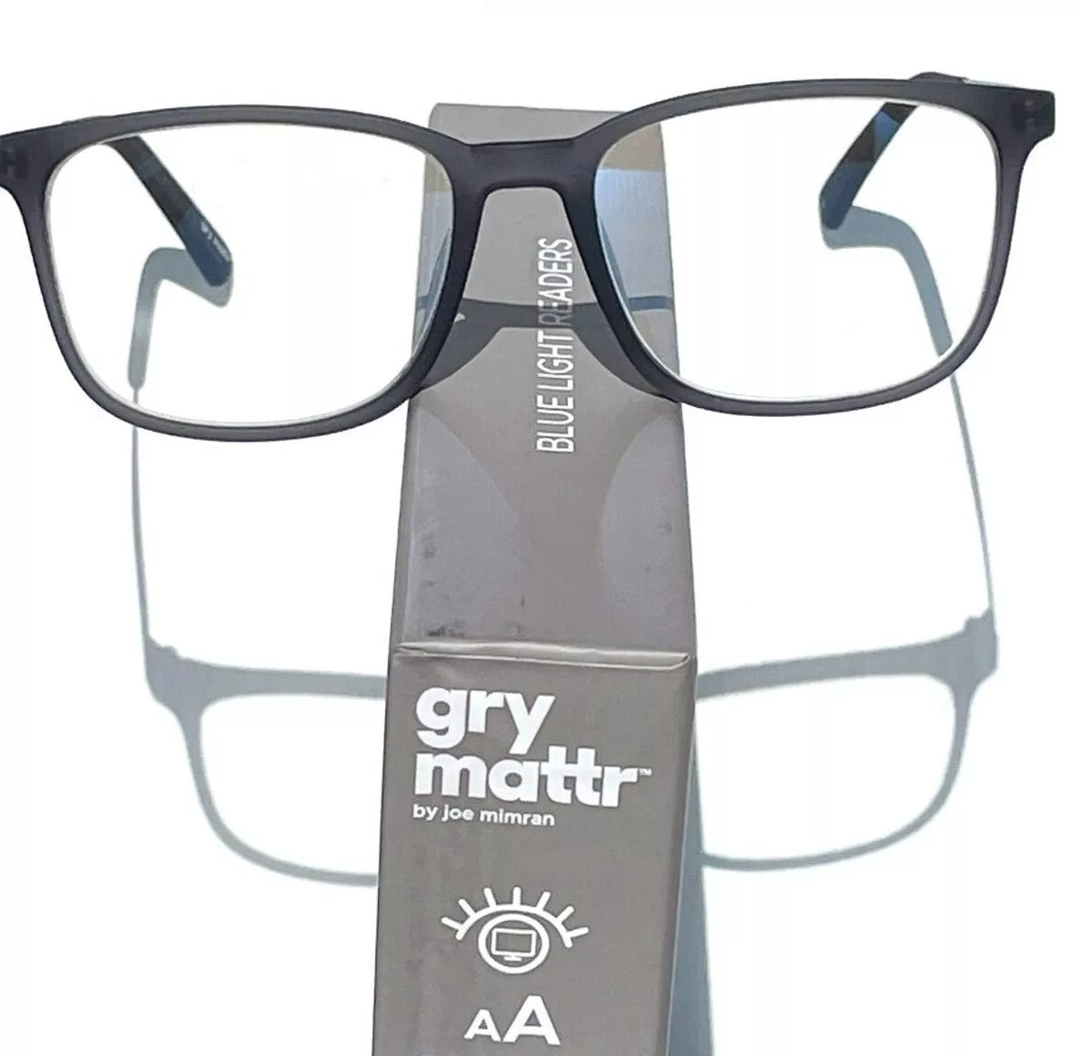 Gry Mattr DESIGNER READERS Slate Grey Frame WITTY Blue Light Blocking Eyewear