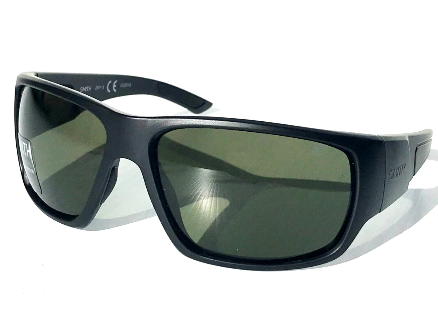 Smith Optics DRAGSTRIP TACTICAL Matte Black Frame ChromaPop POLARIZED Gray Green Lens Sunglass