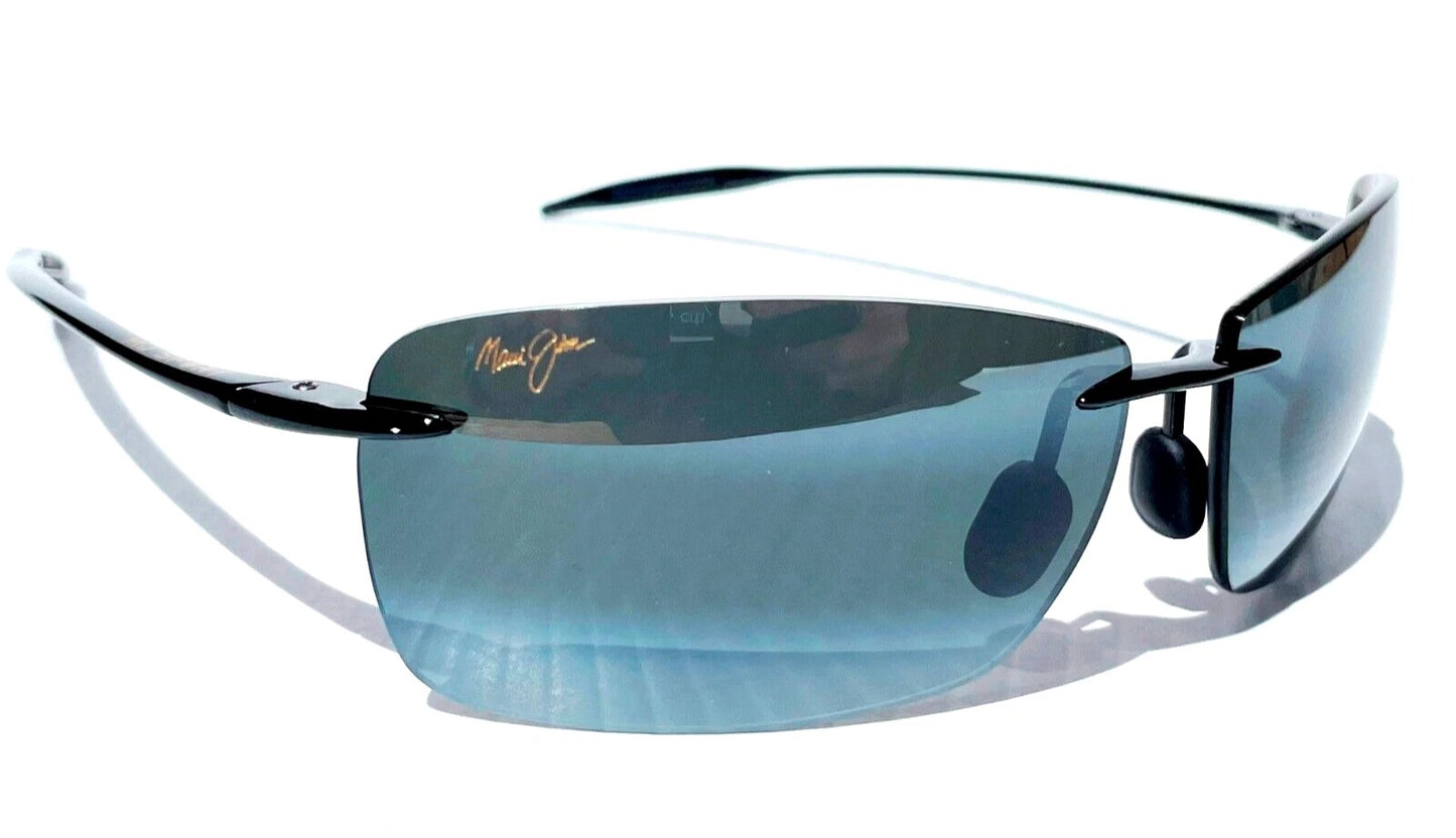 Maui Jim LIGHTHOUSE Gloss Black Frame POLARIZED Grey Lens Sunglass 423-02