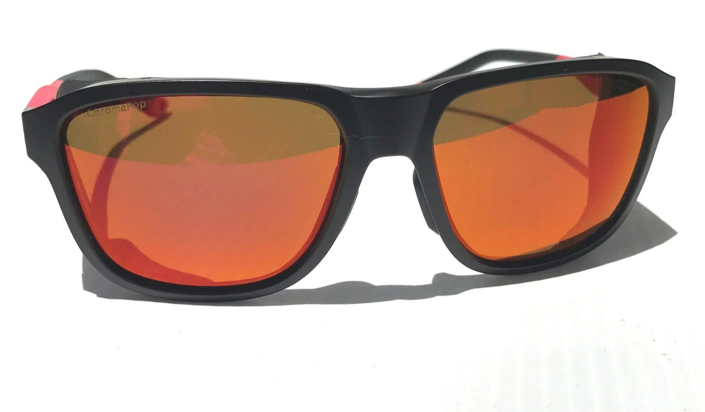 Smith Optics EMBARK Matte Black Horizon Red Frame ChromaPop POLARIZED Red Mirror Sunglass