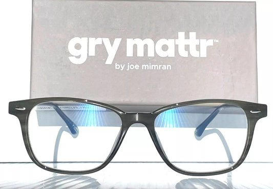 Gry Mattr DESIGNER READERS Olive Gray ENTHUSIASTIC Blue Light Blocking Eyewear