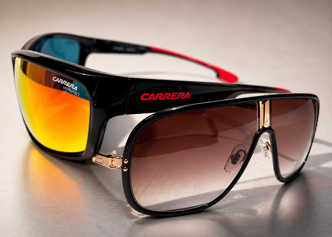 Carrera Flaglab 11 & Carrera Ducati Sunglasses Guide: Bold Shield Design & Motorsport Performance