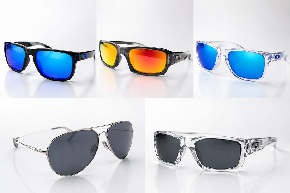 Oakley Sunglasses Guide: Holbrook, Frogskins, Fives Squared, Crankshaft, and Caveat Models Compared
