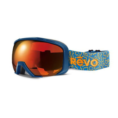 Revo GOGGLES Mammoth No. 11 Matte Blue POLARIZED Photochromic Solar Orange Lens