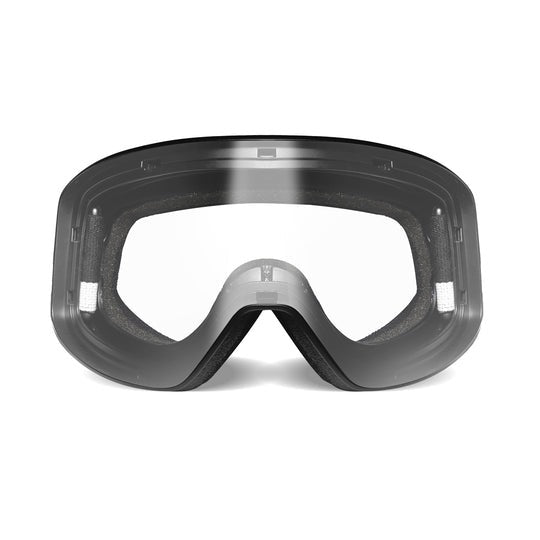 NEW Revo GOGGLES Piste No. 3 Matte Black Frame Anti-fog Clear High tech Ski Lens