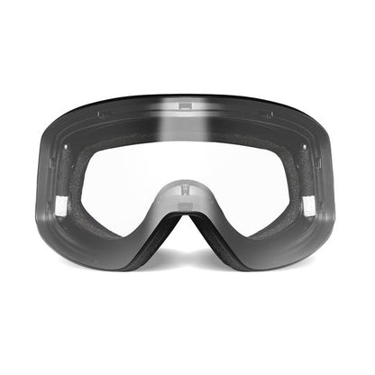 NEW Revo GOGGLES Piste No. 3 Matte Black Frame Anti-fog Clear High tech Ski Lens