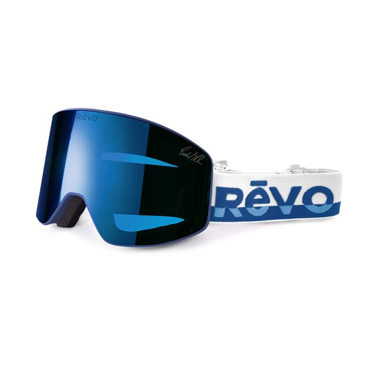 Revo GOGGLES Piste No. 3 Metallic Blue POLARIZED Photochromic Blue Water Lens