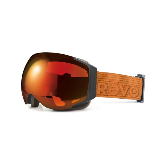 Revo GOGGLES Carver No. 8 Matte Black POLARIZED Photochromic Solar Orange Lens