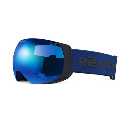 Revo GOGGLES Big Sky No. 5 Matte Black POLARIZED Photochromic Blue Water Lens