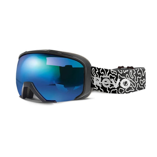 Revo GOGGLES Mammoth No. 11 Matte Black POLARIZED Photochromic Blue Water Lens