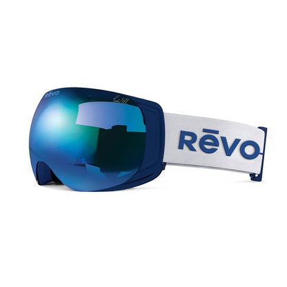 Revo GOGGLES Big Sky No. 5 Matte Navy POLARIZED Photochromic Blue Water Lens