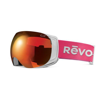 Revo GOGGLES Big Sky No. 5 Matte White POLARIZED Photochromic Solar Orange Lens