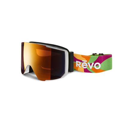 Revo GOGGLES Ripper No. 10 Matte White POLARIZED Photochromic Solar Orange Lens