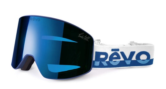 Revo GOGGLES Piste No. 3 Metallic Blue POLARIZED Photochromic Blue Water Lens