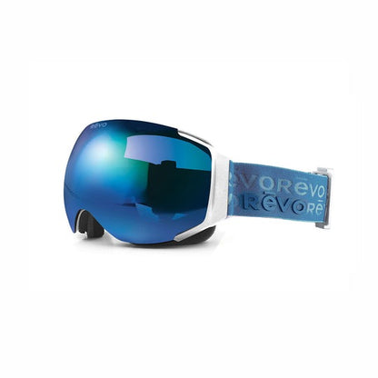 NEW Revo GOGGLES Flex No. 2 Shiny White POLARIZED Photochromic Blue Water Lens