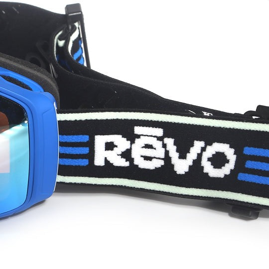 Revo GOGGLES Snowbird No. 13 Matte Sky Blue POLARIZED Photochromic Blue Water Lens