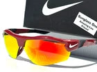 Nike SHOW X3 Team Burgundy Frame Red Mirror Road Tint Lens Sunglass DN9252 677