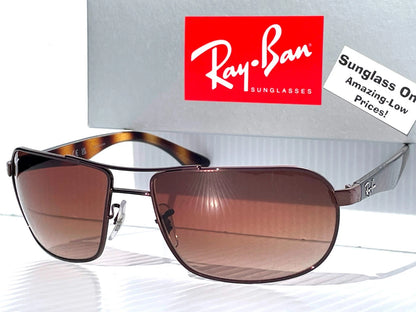 Ray Ban Bronze Tortoise UV PROTECTION Bronze Gradient Lens Sunglass RB3492 014/85