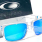 Oakley HOLBROOK XL in Clear Frame with POLARIZED PRIZM Sapphire Blue Lens Sunglass oo9417-07