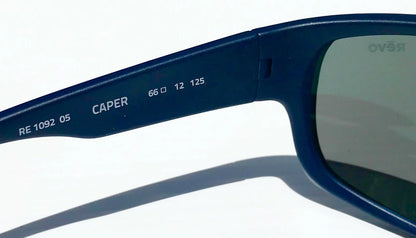 REVO CAPER BEAR GRYLLS Matte Blue POLARIZED Gray Lens Sunglass RE 1092 05 GY