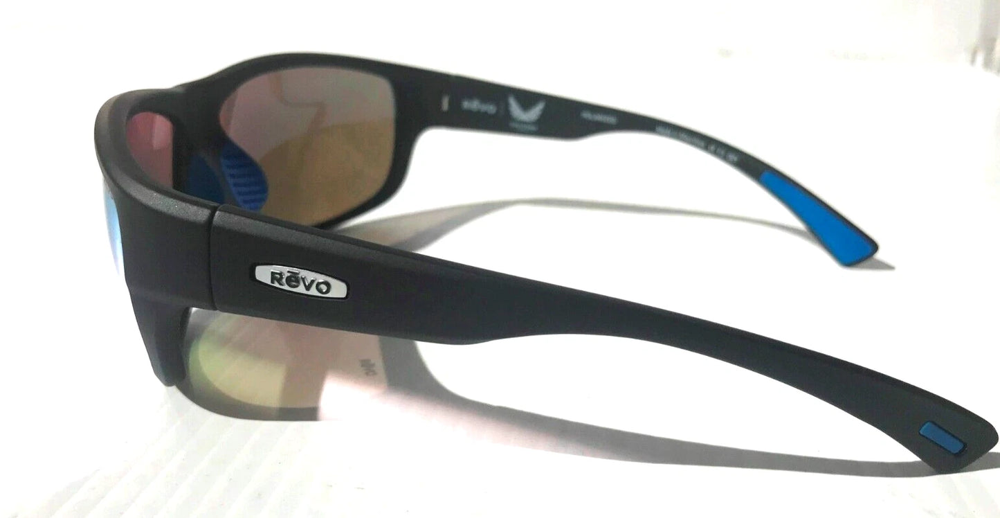 REVO CAPER VOLITION Black POLARIZED Blue Water Lens Sunglass RE 1092V 01 BL