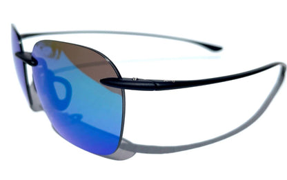 Maui Jim KOMOHANA Matte Black Frame POLARIZED Maui Green Small Sunglass GM446-2M