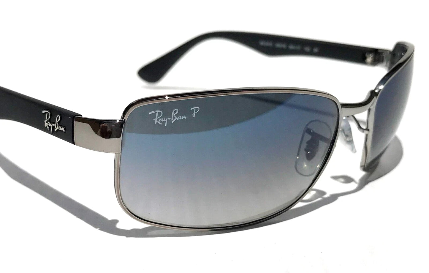 Ray Ban Gunmetal UV PROTECTIVE Gradient Blue Grey Lens Sunglass RB 3478