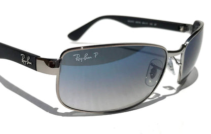 Ray Ban Gunmetal UV PROTECTIVE Gradient Blue Grey Lens Sunglass RB 3478