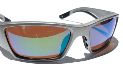 Costa CORBINA PRO Silver Metallic POLARIZED Green 580G GLASS Lens Sunglass 9109-07