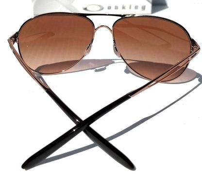 Oakley CAVEAT in Rose Gold Frame with POLARIZED Galaxy Rose Gold lens Sunglasses oo4054 - Two-Lens Bundle!